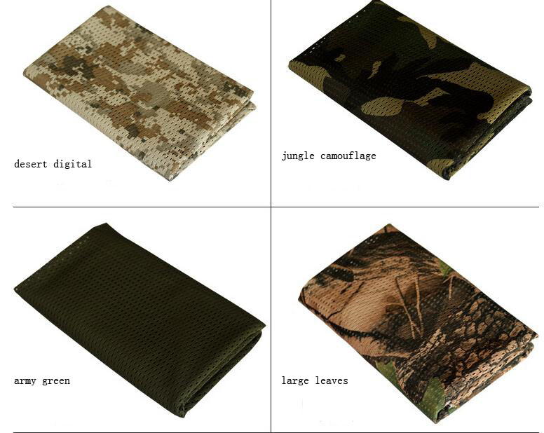 Outdoor ventilation camoufalge mask face veil UD16603